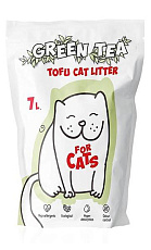 FOR CATS Наполнитель Tofu Natural (зеленый чай)