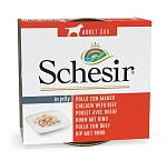 Schesir Dog Курица с говядиной в желе