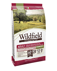 Wildfield Country Adult Medium/Large (Поросенок, кролик, яйца)