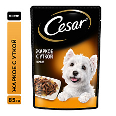 Cesar для взрослых собак (Жаркое с уткой)