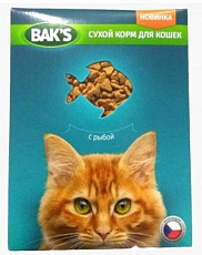 Bak's Сухой корм для кошек, рыба
