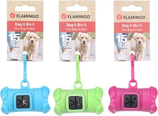 Flamingo Гигиенические пакеты для собак с держателем