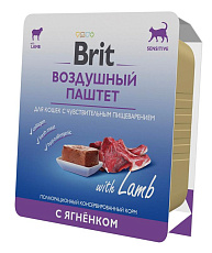 Brit Premium Воздушный паштет для кошек с чувствительным пищеварением (Ягненок)