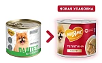 Мнямс консервы для собак Паштет из телятины 
