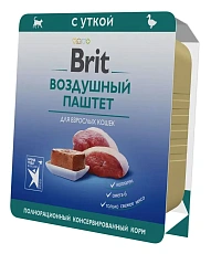 Brit Premium Воздушный паштет для взрослых кошек (Утка)