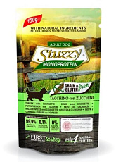 Stuzzy Monoprotein Паучи для собак (индейка/цукини)