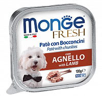 Monge Dog Fresh Lamb Pate – Garfield.by