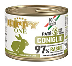Kippy ONE Monoprotein Hyppoallergenic Dog Паштет из кролика