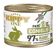 Kippy ONE Monoprotein Hyppoallergenic Dog Паштет из кролика