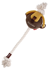 GiGwi Игрушка для собак Мяч на веревке