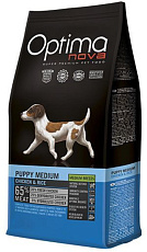 Optima Nova Puppy Medium (Курица и рис)