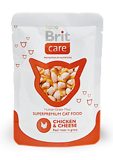 Brit Care Cat Chicken & Cheese Pouch