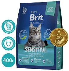Brit Premium Cat Sensitive (Ягненок, индейка)