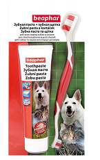 Beaphar Tooth Brush+Paste Combipack