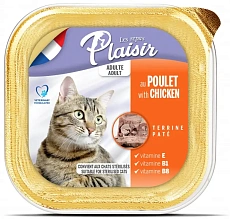 Plaisir Паштет для кошек (Курица)