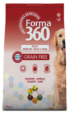 Forma 360 Dog Grainfree Adult Medium/Maxi (лосось/ягненок)