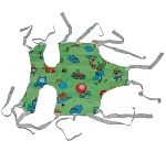 ТД ВЕТ Попона послеоперационная №0,5 для кошек (большая)