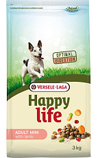 Happy Life для взрослых собак мелких пород (Ягненок)
