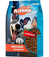 Хаппи Лаппи для собак (Мясное ассорти)