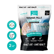 Natura Wild Niagara Falls Adult Cat (Фазан)