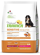 Trainer Natural Sensitive No Gluten Medium&Maxi Puppy&Junior (Лосось)