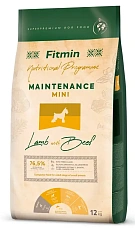 Fitmin Dog Mini Maintenance (Ягненок, говядина)