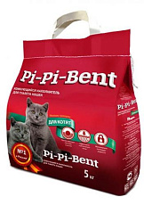 Наполнитель "Pi-Pi-Bent" для котят, 5 кг