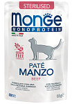 Monge Паштет Mono Sterilised Cat (Говядина)