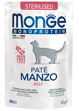 Monge Cat Mono Paté Sterilised (Говядина)