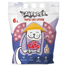 FOR CATS Наполнитель Tofu Natural (лаванда)