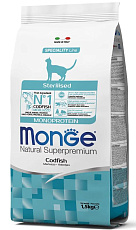 Monge Cat Monoprotein Sterilized (Треска)