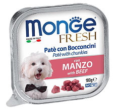 Monge Dog Fresh Pate (Говядина)