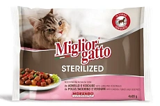 Miglior Gatto Sterilized Multi Pack Кусочки в соусе