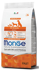 Monge Dog Speciality Adult All Breeds (Утка,рис,картофель)