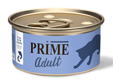 Prime Adult Консервы (Тунец с сурими в собственном соку) для кошек