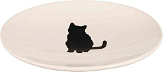 Миска "TRIXIE" керамическая для кошек (белая), 18 х 15 см