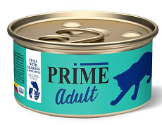 Prime Adult Консервы (Тунец с сибасом и ананасом в собственном соку) для кошек