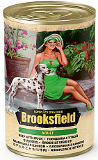 Brooksfield Adult Dog (Говядина, утка, рис)