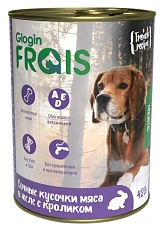 Frais Holistic Dog Кусочки с кроликом в желе
