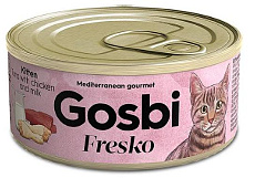 Gosbi Fresko Kitten (Тунец, курица и молоко)