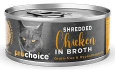 Prochoice Deluxe Shredded Курица в бульоне для кошек