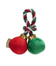 Beeztees Игрушка Christmas Balls With Flossy