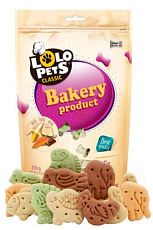 Lolo Pets Печенье для собак фигурные крокеты Doypack