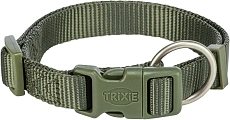 Trixie Ошейник Premium Collar оливковый