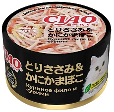 INABA CIAO can Куриное филе с сурими