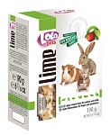 Lolo Pets Минеральный камень с яблоком для грызунов и кроликов