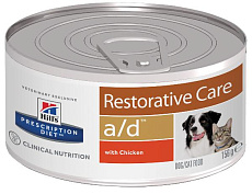 Hill's Prescription Diet a/d Restorative Care Влажный корм для собак и кошек (курица)
