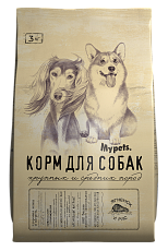 Mypets для собак крупных и средних пород (Ягненок, рис)