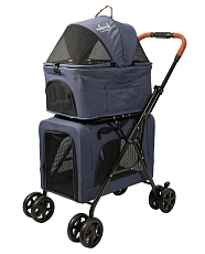 Mr.Kranch Коляска прогулочная для собак и кошек двойная