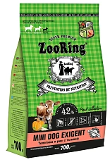 ZooRing Mini Dog Exigent (Телятина и рис с тыквой)